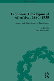 Economic Development of Africa, 1880–1939 vol 5 book cover