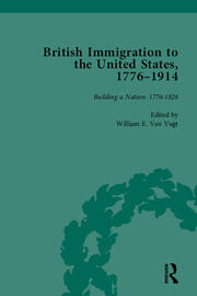 British Immigration to the United States, 1776–1914, Volume 1 book cover
