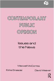 Contemporary Public Opinion: Issues and the News book cover