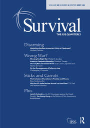 Survival 49.4: Survival 49.4, Winter 2007 book cover