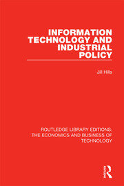 Information Technology and Industrial Policy book cover