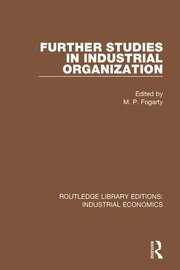 Further Studies in Industrial Organization book cover