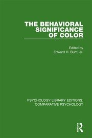 The Behavioral Significance of Color book cover