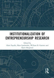 Institutionalization of Entrepreneurship Research book cover