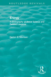 Routledge Revivals: Energy (1975): A Bibliography of Social Science and Related Literature book cover