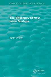 Routledge Revivals: The Efficiency of New Issue Markets (1992) book cover