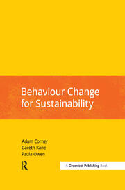 Behaviour Change for Sustainability book cover