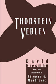 Thorstein Veblen book cover
