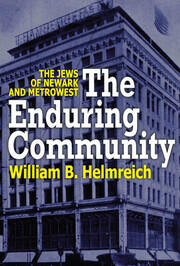 The Enduring Community: The Jews of Newark and MetroWest book cover