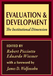 Evaluation and Development: The Institutional Dimension book cover