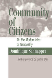 Community of Citizens: On the Modern Idea of Nationality book cover