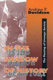 In the Shadow of History: Passing of Lineage Society book cover