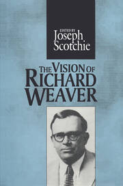 The Vision of Richard Weaver book cover