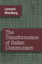 The Transformation of Italian Communism book cover