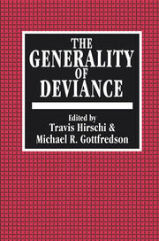 The Generality of Deviance book cover