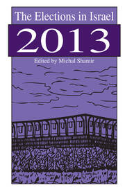 The Elections in Israel 2013 book cover