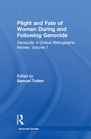 Plight and Fate of Women During and Following Genocide book cover