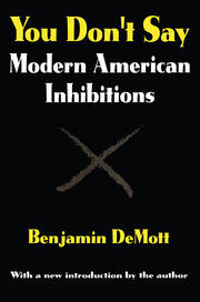 You Don't Say: Modern American Inhibitions book cover