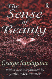 The Sense of Beauty book cover