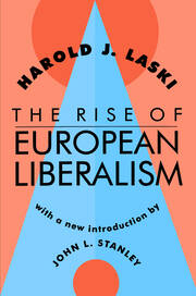 The Rise of European Liberalism book cover