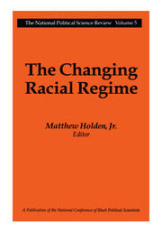 The Changing Racial Regime book cover