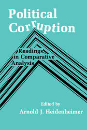 Political Corruption: Readings in Comparative Analysis book cover