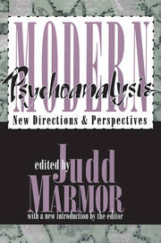 Modern Psychoanalysis: New Directions and Perspectives book cover