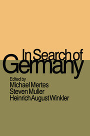 In Search of Germany book cover