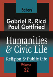 Humanities and Civic Life: Volume 32 book cover