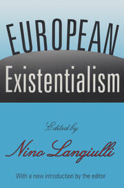 European Existentialism book cover