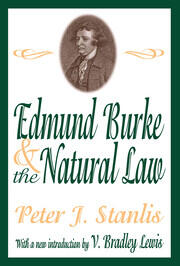 Edmund Burke and the Natural Law book cover