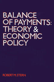 Balance of Payments: Theory and Economic Policy book cover