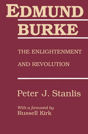 Edmund Burke: The Enlightenment and Revolution book cover