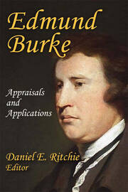 Edmund Burke: Appraisals and Applications book cover