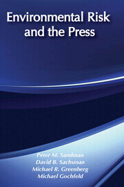 Environmental Risk and the Press book cover