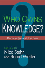 Who Owns Knowledge?: Knowledge and the Law book cover