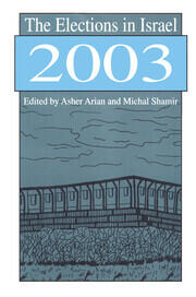The Elections in Israel 2003 book cover