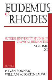 Eudemus of Rhodes book cover