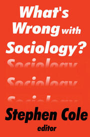 What's Wrong with Sociology? book cover