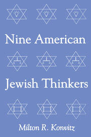 Nine American Jewish Thinkers book cover
