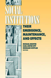 Social Institutions book cover