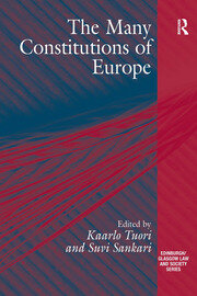 The Many Constitutions of Europe book cover