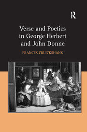 Verse and Poetics in George Herbert and John Donne book cover