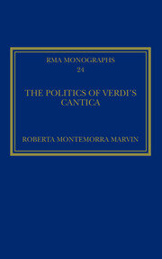 The Politics of Verdi's Cantica book cover