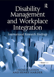 Disability Management and Workplace Integration: International Research Findings book cover