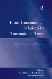 From Transnational Relations to Transnational Laws: Northern European Laws at the Crossroads book cover