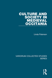 Culture and Society in Medieval Occitania book cover