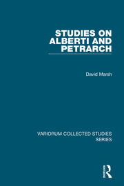 Studies on Alberti and Petrarch book cover