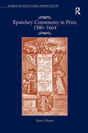 Epistolary Community in Print, 1580�1664 book cover