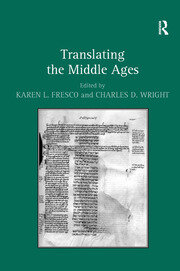 Translating the Middle Ages book cover